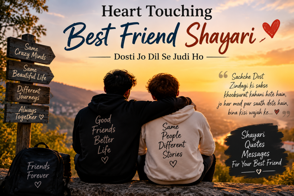 Heart Touching Best Friend Shayari
